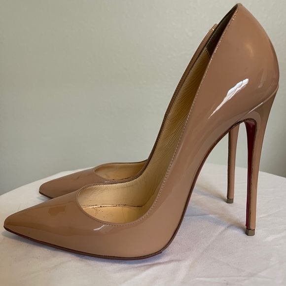 Christian Louboutin Shoes - Christian Louboutin Nude So Kate 120  Size 39
